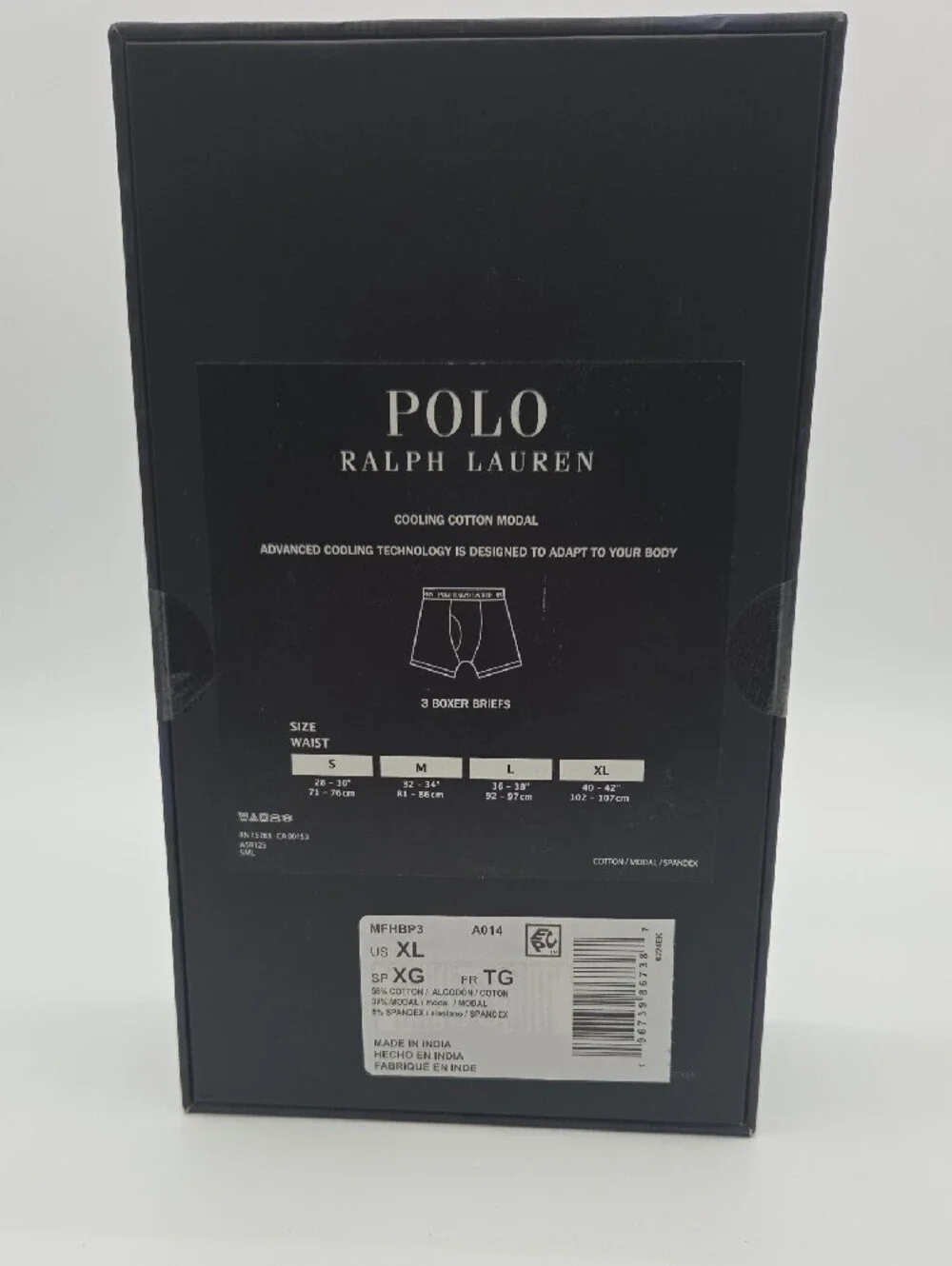 3 Polo by Ralph Lauren Boxer Briefs Set – White & Blue